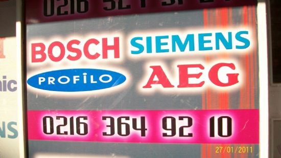 Yenidoğan Bosch Tamir Servisi Telefonu 0216 364 92 10