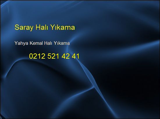  Yahya Kemal Halı Yıkama Fabrikası 0212 521 42 41 Yahya Kemal Halı Yıkama
