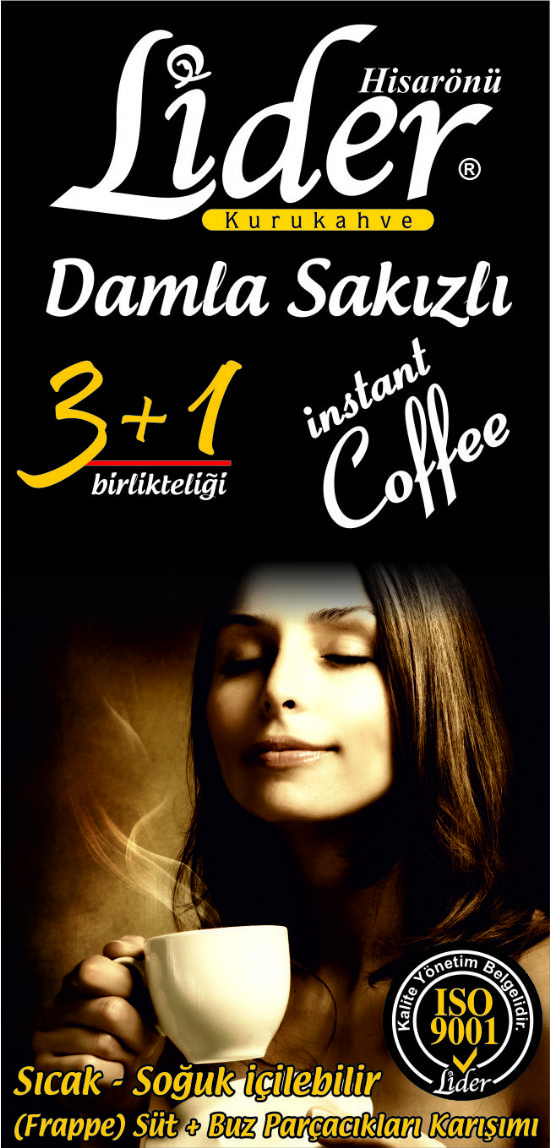  Doğal Damla Sakızlı Coffee 3 Ü 1 Yerde