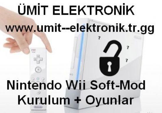  Ümit Elektronik - Wii Softmod Kurulum- 130 Oyun Hediye - Bilgisayar Tamir Bakım