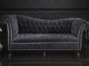  Siyah Chester Koltuk, Kanepe Modeli Savaroski Taşlı