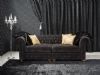  Siyah Chester Koltuk Takımı Kadife, Deri Ve Kumaş Seçenekleri, Uygun Fiyatları