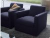 Ev-ofis Modern Tekli Koltuk Lacivert-siyah İmalattan
