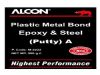  Alcon Plastik Metal,çelik Dolgu Macunu-epoxysteel Putty .500gr.