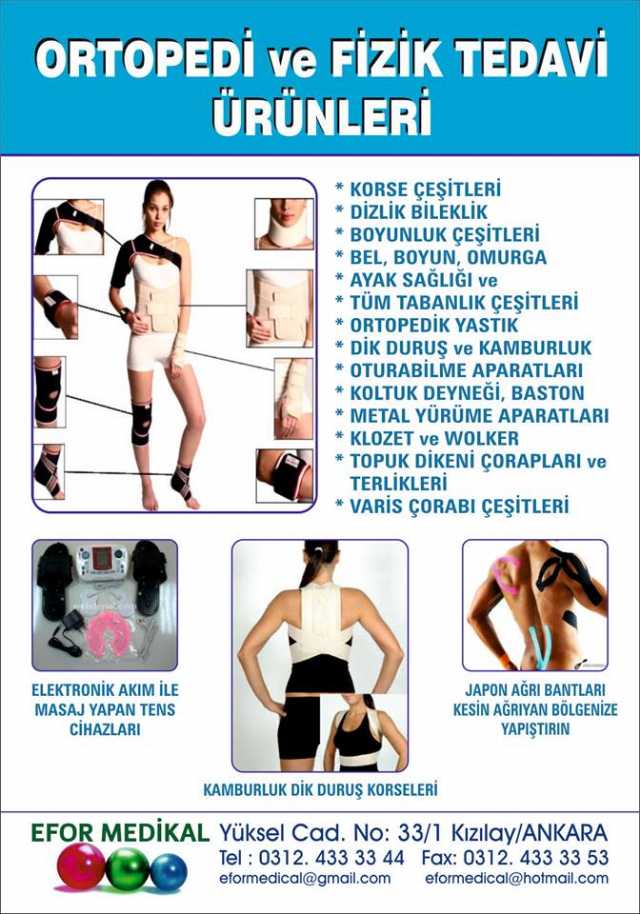  Türkiye Geneli Toptan Ortopedi Ürünleri Satışı