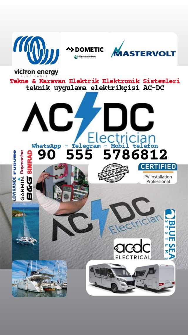 ElectricianACDC Boats Caravans Motorhomes Catamarans Electrical Electronics Systems