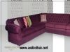  Mor Kumaşlı Köşe Koltuk Takımları Modelleri