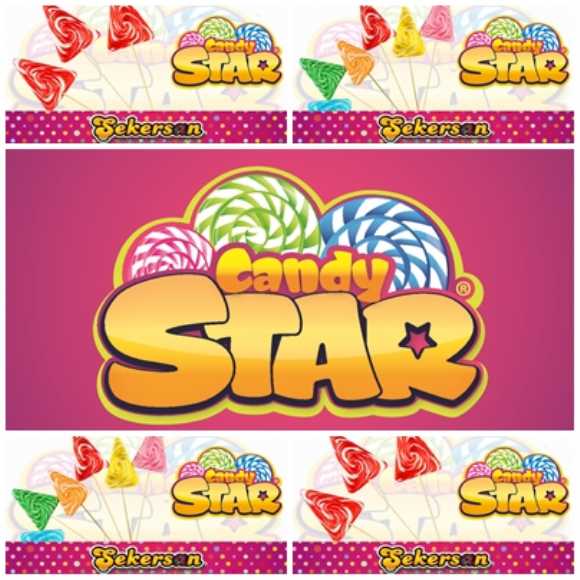  Candy Star  Üçgen  Sosyete Şeker