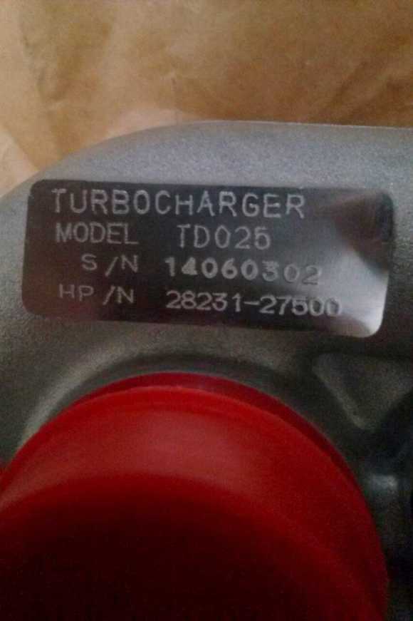  28231-27500  Hyundaı  Getz  1.5crdı Turbo 3 Silindir İthal