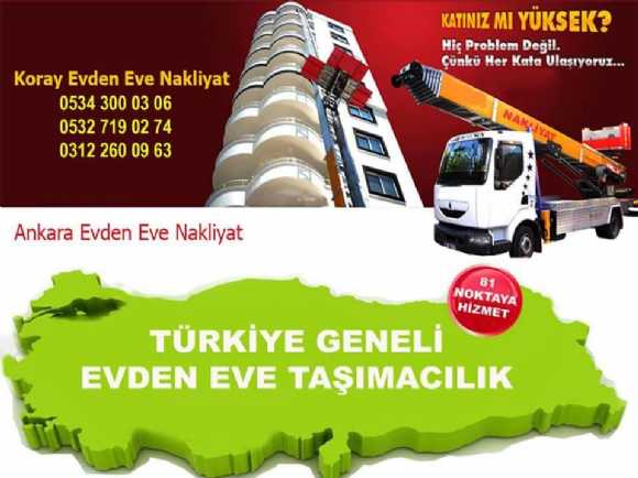  Ankara İstanbul  İlden İle Nakliye Ücretleri 0532 719 02 74 Ankara Koray Nakliyat Tüm Şehirlere Taşımacılık  İstanbul