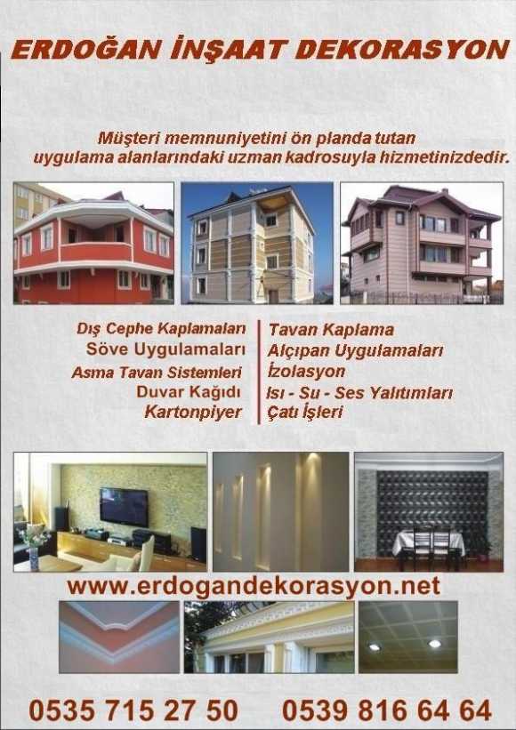 erdoğan, inşaat , dekorasyon , dış cephe , boya uygulaması , izolasyon