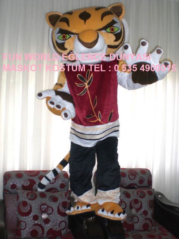  Kung Fu Tiger Maskot Ve Kostümleri Kiralık Satılık Fun World Kostüm Ve Maskotlar