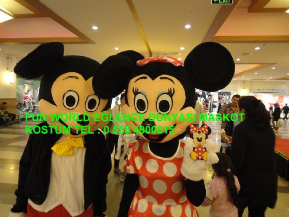 Pembe Minnie Mouse Maskot Ve Kostümleri Kiralık Satılık Fun World