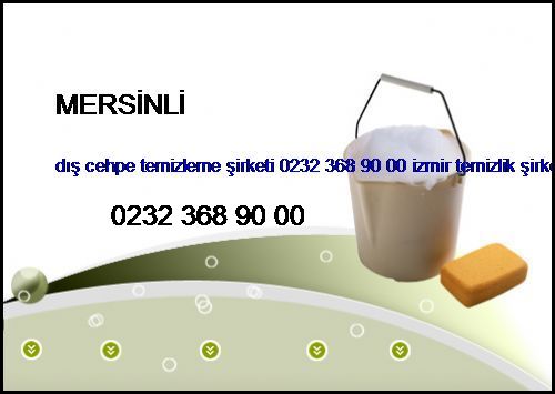  Mersinli Dış Cehpe Temizleme Şirketi 0232 368 90 00 İzmir Temizlik Şirketi Mersinli
