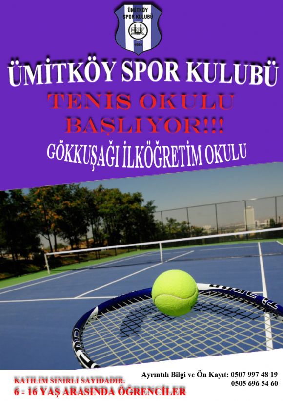  Ümitköy Spor Kulübü Tenis Okulu Açıldı