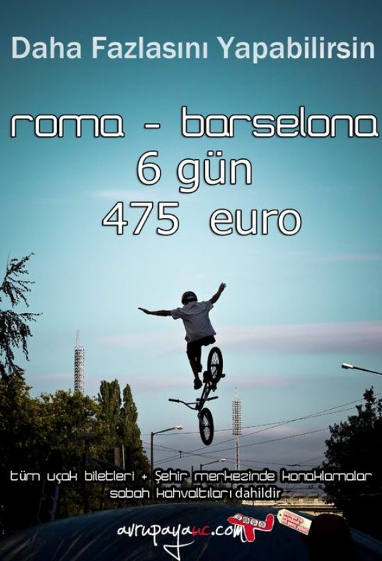  Roma - Barselona Turu 6 Gün Sadece 475 Euro