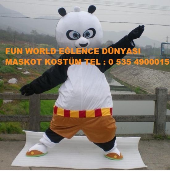  Kung Fu Panda Film Maskot Kostüm Sevimli Kostum 23 Nisan Çoçuk Obayramı Geleneksel Festival Çoçuk Panayırı Oyun Merkezi Reklam Kostümler Çizgi Film
