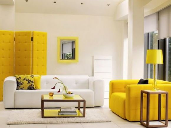  Sarı Oturma Grupları Koltuk Takımları Sarı Beyaz Renkler Modern Tasarımlar