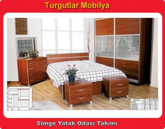  Modern Yatak Odası Takımları Simge Yatak Odası Takımı 1090 Tl