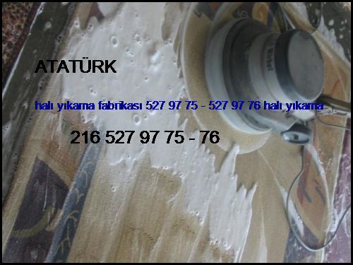  Atatürk Halı Yıkama Fabrikası 0216 660 14 57 - 551 11 14 Halı Yıkama Atatürk
