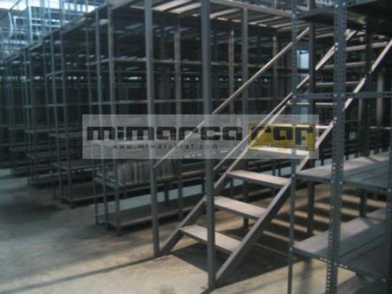  Çelik Katlı Raflar Çelik Merdivenli Katlı Raf Sistemleri Merdivenli Katlı Raf Fiyatları