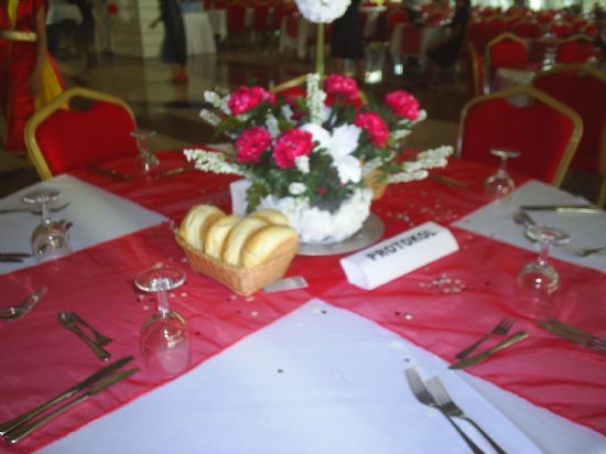  Kına Masası, Masa Süslemesi, Kırmızı Masa