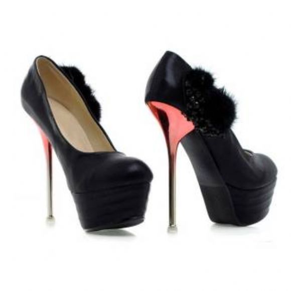 siyah Platform Topuk  En Güzel Yeni Topuklu Ucuz Bayan Ayakkabı Kadın Modası    siyah Platform Topuk