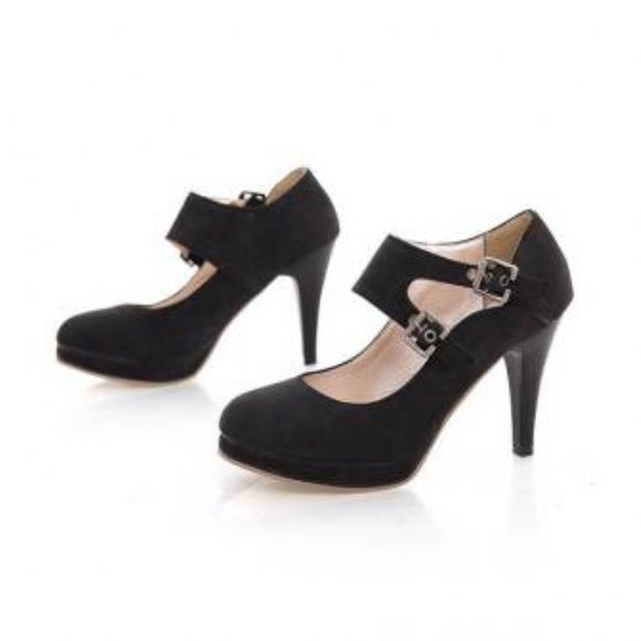  Siyah Platform Topuklu Ayakkabı Modelleri  En Güzel Yeni Topuklu Ucuz Bayan Ayakkabı Kadın Modası  Siyah Platform Topuklu Ayakkabı Modelleri