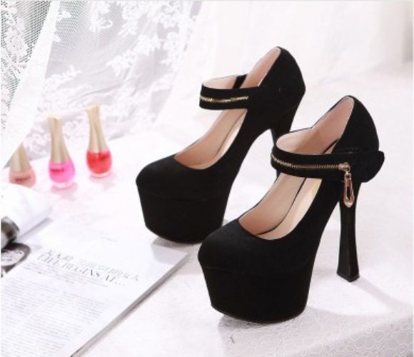 platform topuklu siyah ayakkabılar, bayan fantazi ayakkabı, fantazi bayan ayakkabı modelleri, fantazi topuklu ayakkabı, abiye bayan ayakkabı