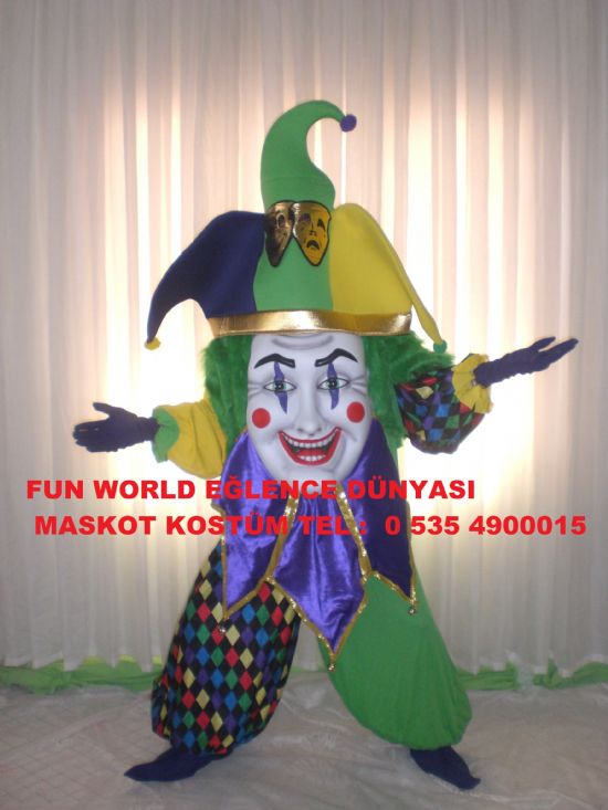  Kralın Soytarısı İskambil Kağıdı Joker Maskot Kostüm 0 535 4900015
