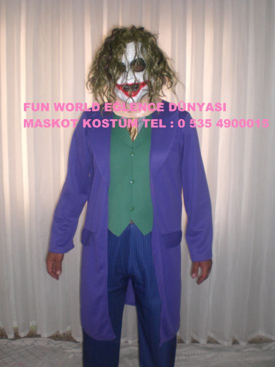  Joker Maskotu Kostümleri Fun World Eğlence Dünyası 0 535 4900015