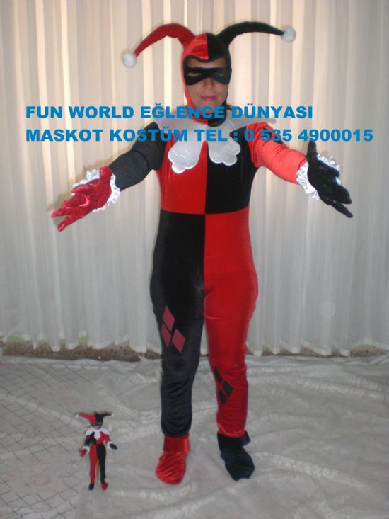  Harley Quinn Maskot Kostüm 0 535 4900015