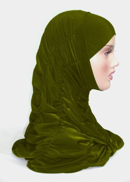  Gofra Kraşlı Hijab Bone 2 Li Takım