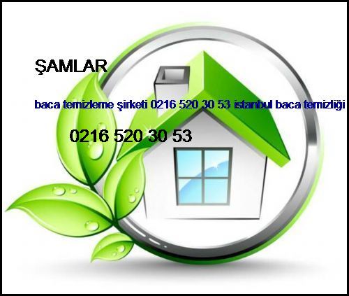  Şamlar Baca Temizleme Şirketi 0216 520 30 53 İstanbul Baca Temizliği Şamlar