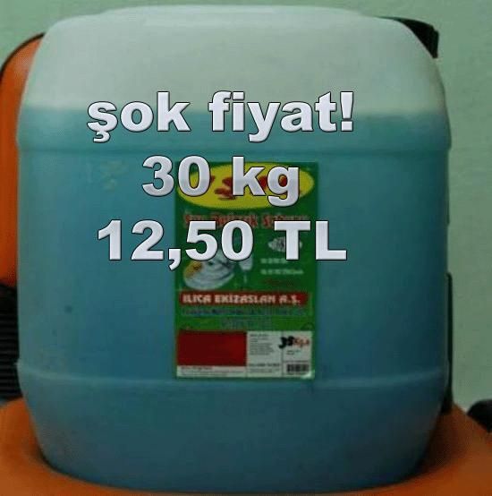 Endüstriyel Bulaşık Deterjanı 30kg