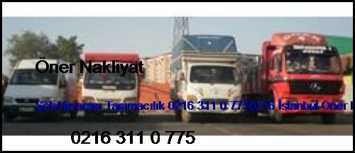  Poyrazköy Şehirlerarası Taşımacılık 0216 311 0 7750216 İstanbul Öner Nakliyat Poyrazköy