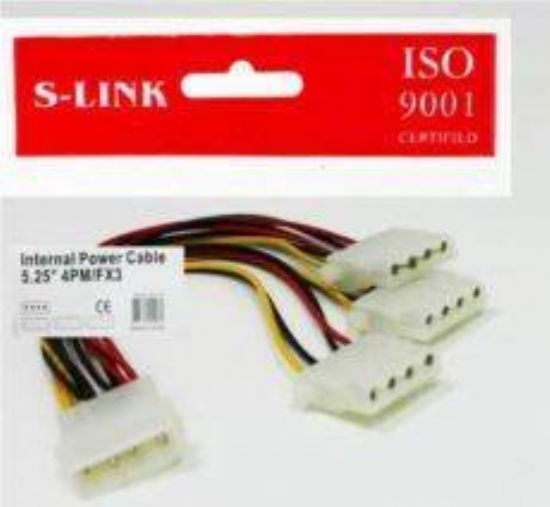  S-link Sl-j12 Kasa İçi 3lü Power Çoklayıcı Kablo Power Supply Bağlantısı İçin