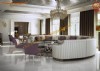 Geniş Yuvarlak Koltuk Takımı Büyük Ölçü Salon Oval Oturma Grubu