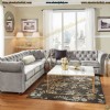 Gri Chester Köşe Takımı Gray Chesterfield Ecksofa Lüks Klasik