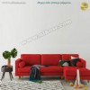Kırmızı L Köşe Koltuk Küçük Ölçü Her Renk Özel Ölçü Üretim L Köşe