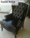 Klasik Tekli Koltuk Modelleri Hakiki Deri Lüken Berjer Koltuk Kişiye Özel Zengin Deri Renk Seçenekle