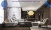 Lüks Modern Salon İç Dekorasyonu Koltuk Köşe Takımı Mobilya Tasarımı