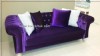 Mor Chester  Üçlü Koltuk