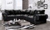 Siyah Lüks Köşe Koltuk Takımı Modeller Özel Tasarım Köşe Koltuklar