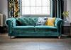 Turkuaz Yeşili Chester Kanepe Lüks Klasik Kadife Chester Koltuk