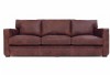 Üçlü Kanepe Modeli Kestane Renk Gerçek Deri Olup Doğal Mükemmel Bir Deri Üçlü Kanepe, Her Ortama Mod