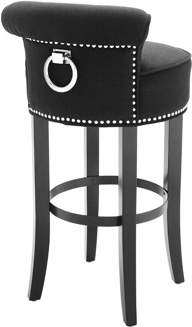 Ahşap Avangart Bar Sandalyesi Yüksek Oturumlu Dekoratif Tasarım