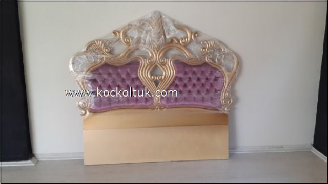 ymalı yatak başlığı oymalı tuvalet masası altın varaklı yatak baslığı altın
