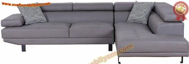 ray sectional corner sofa set luxus büro grau leder ecksofa
