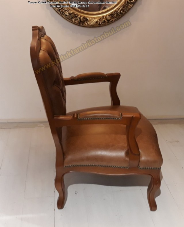 klasik berjer koltuk italyan tekli koltuk deri t